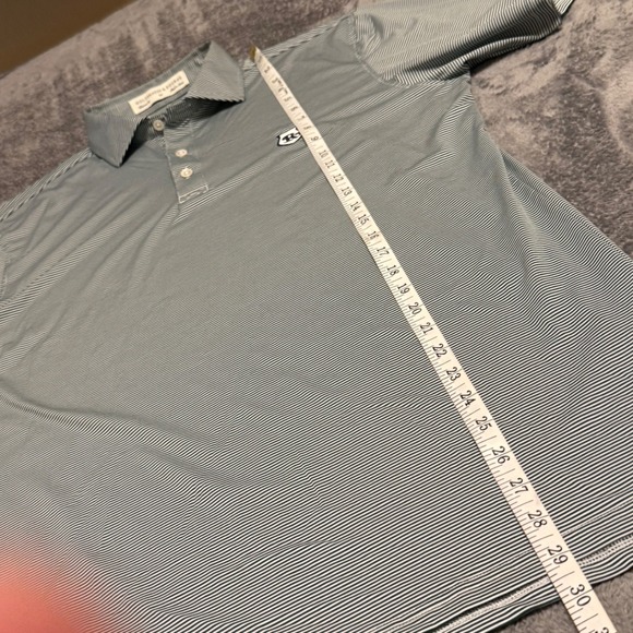 Holderness & Bourne Men's Striped Polo Shirt - Black and White - Picture 4 of 5